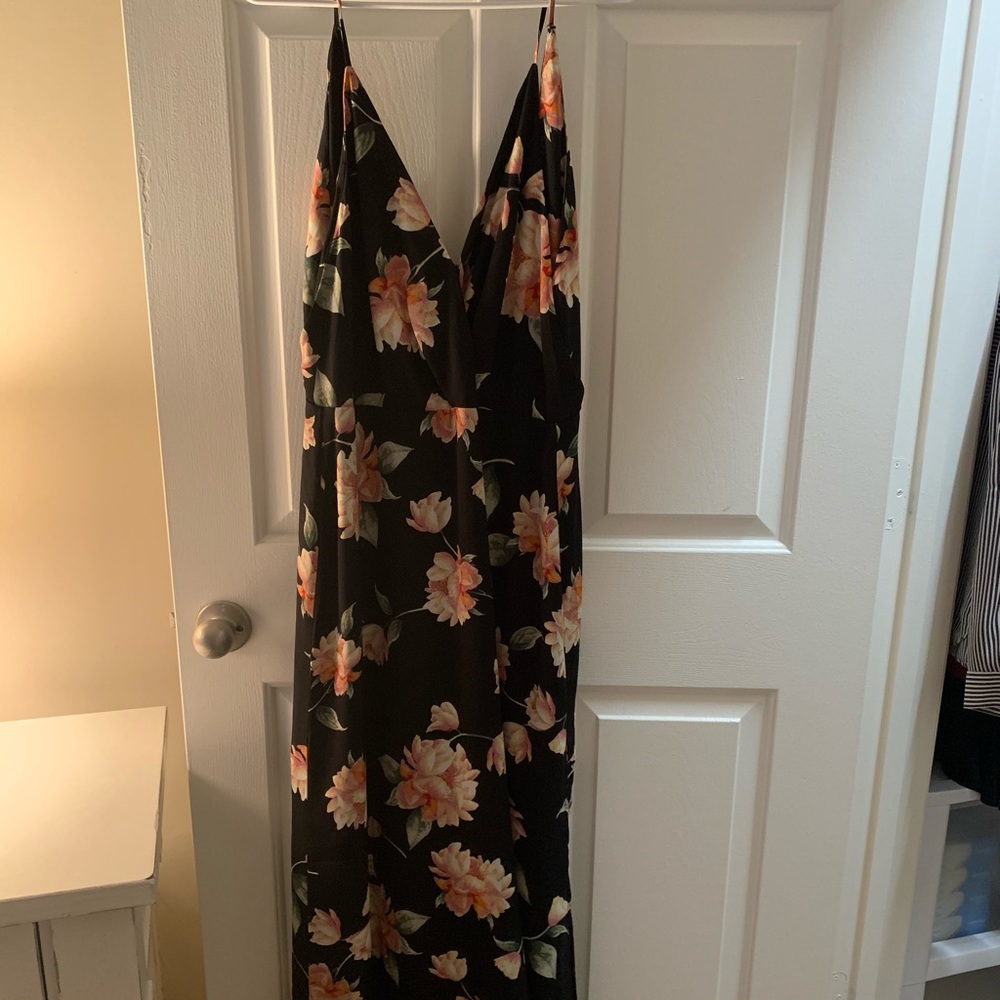 LUSH floral maxi dress